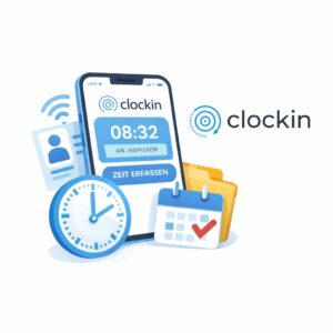 clockin digitale Zeiterfassung für Handwerk und Dienstleister