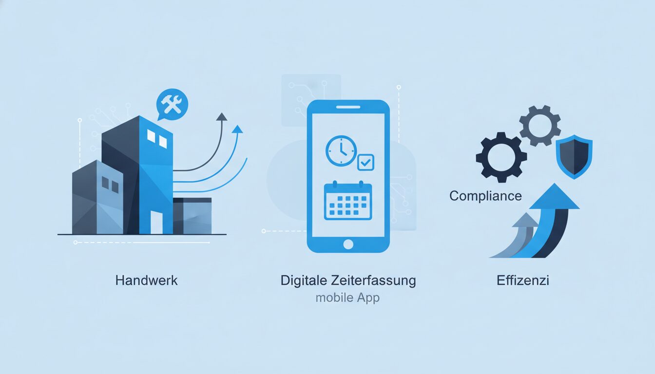 Elektronische Arbeitszeiterfassung 2026 im Handwerk – Blog-Header